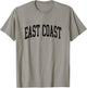 East Coast Vintage Style T-Shirt - T-Shirt | Sand
