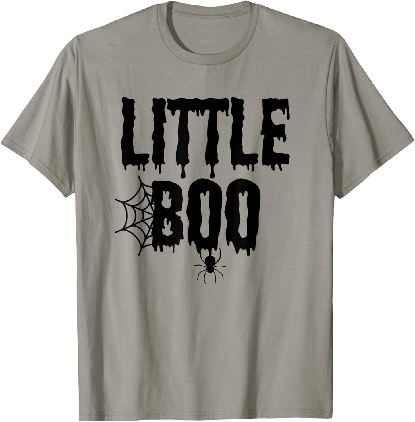 Little Boo Funny Halloween Shirt for Kids Costume Family T-Shirt - T-Shirt | Sand