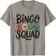 Bingo Squad Game Night Players Fun Design T-Shirt - T-Shirt | Sand
