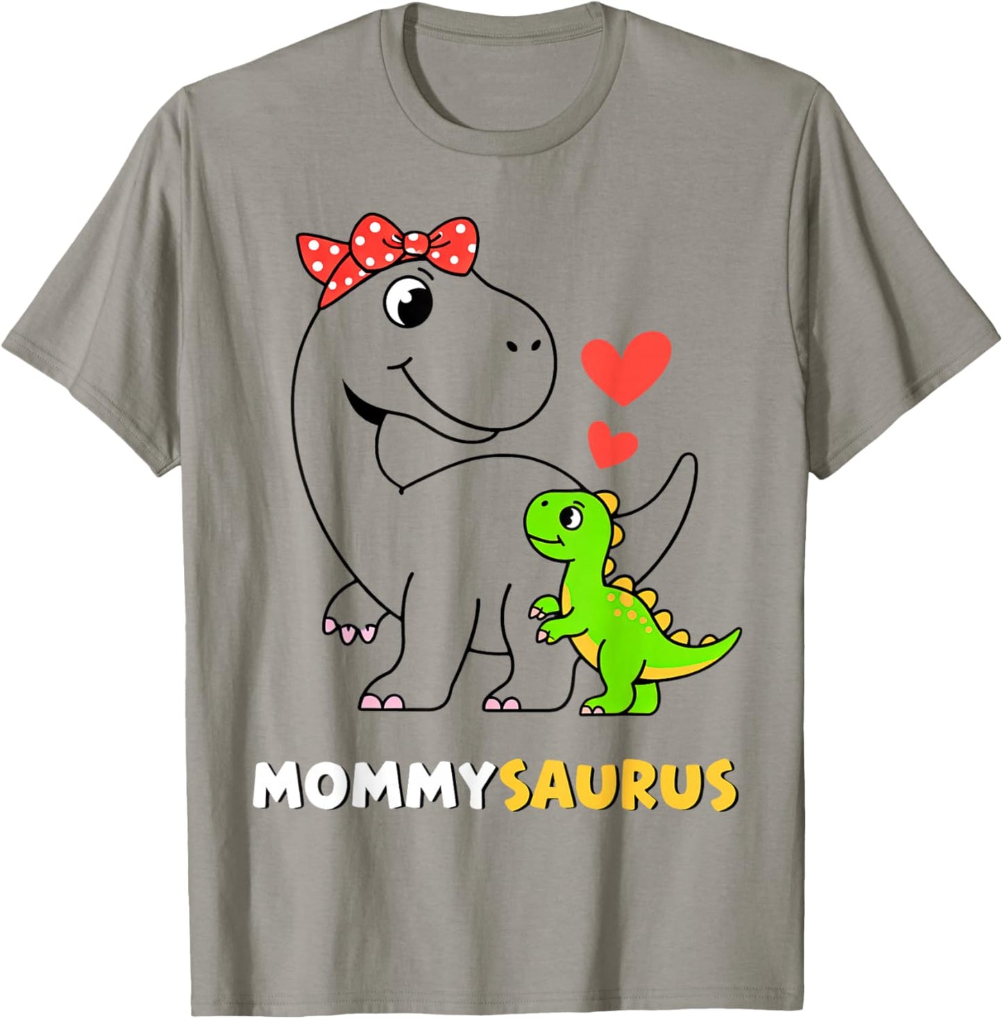Mommysaurus Mommy Dinosaur Baby by Mommy Mother's Day T-Shirt - T-Shirt | Sand