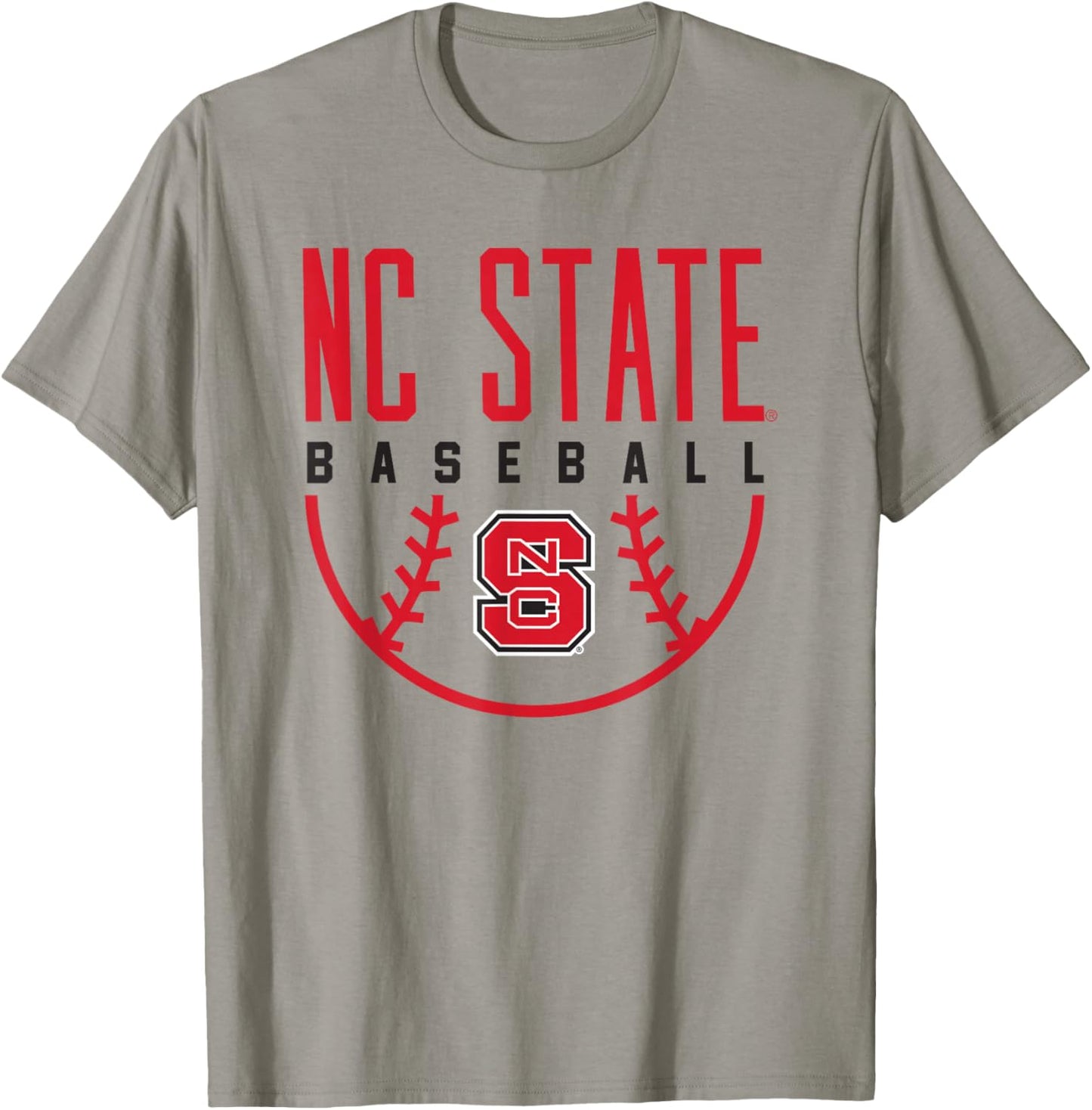 NC State Wolfpack Baseball Big Ball T-Shirt - T-Shirt | Sand