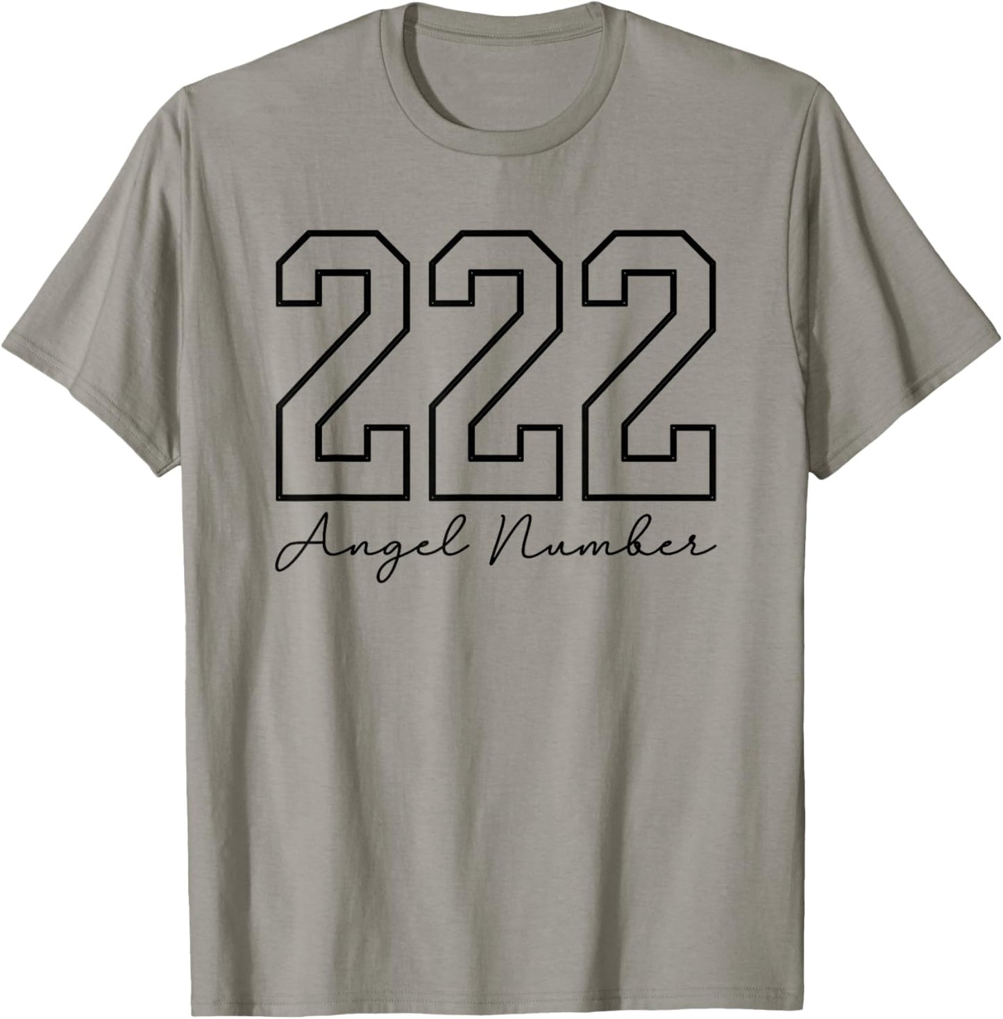 Angel Number 222 Numerology Spirituality T-Shirt - T-Shirt | Sand