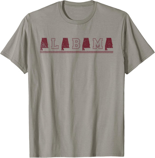Alabama Retro Vintage T-Shirt - T-Shirt | Sand