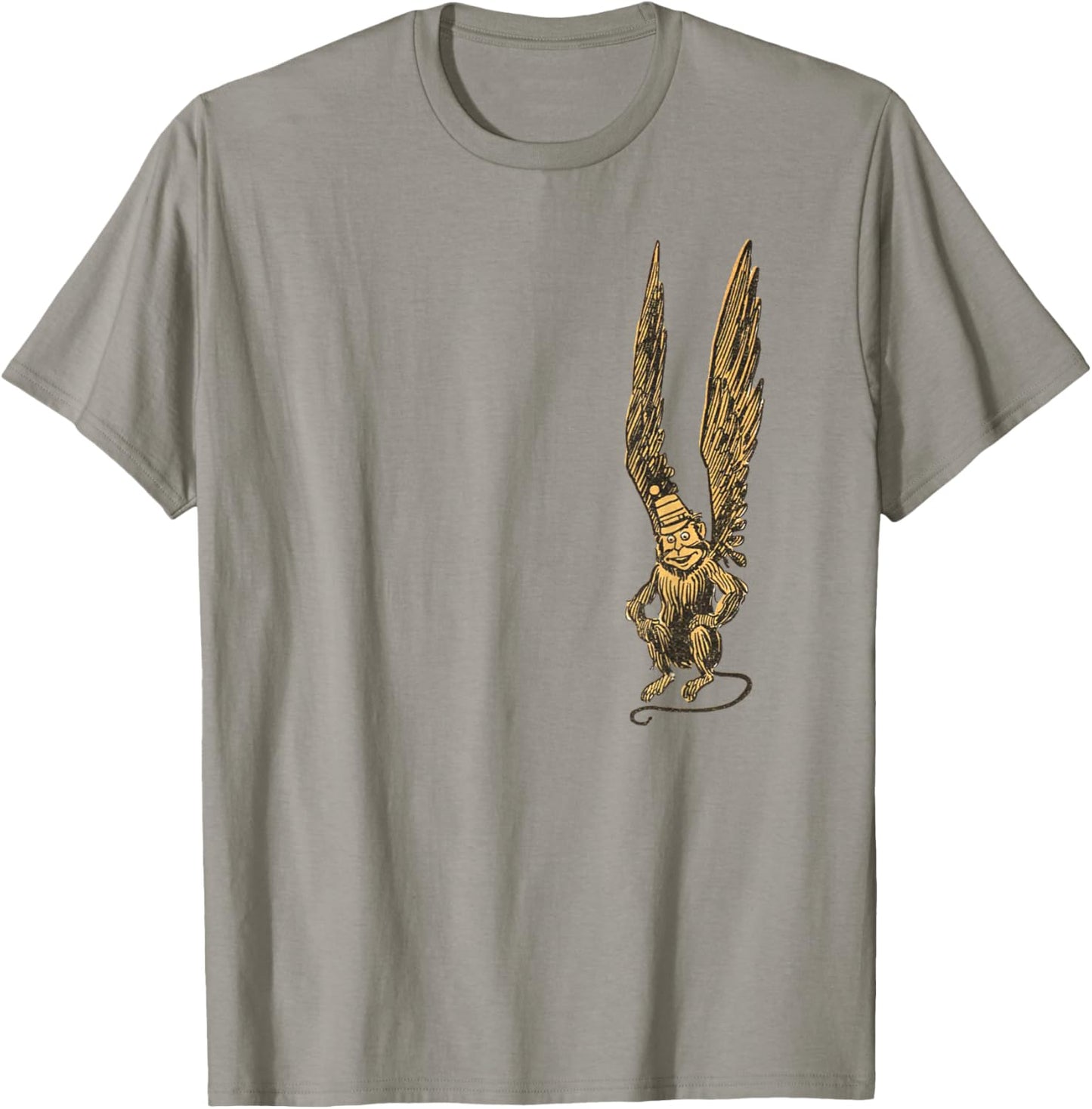 Flying Wizard of oz Monkey Vintage Classic Book T-Shirt - T-Shirt | Sand