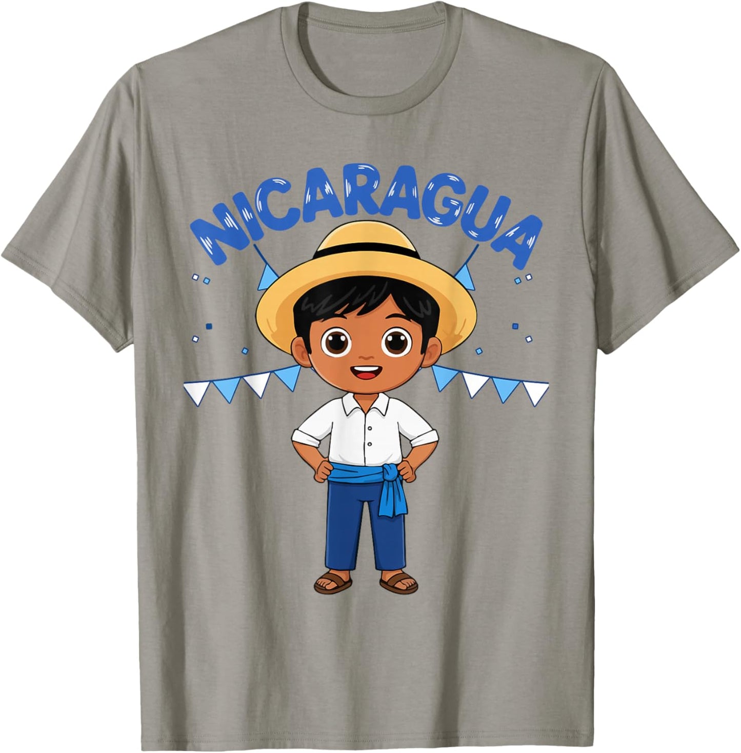 Nicaragua Nicaraguan Boy Traditional Outfit Wear Heritage T-Shirt - T-Shirt | Sand