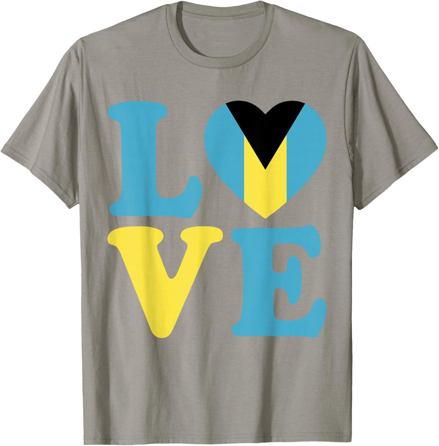 Proud Bahamas Love Nassau Bahamian Flag Family Vacation Trip T-Shirt - T-Shirt | Sand