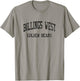 Billings West High School HS Billings MT Vintage Sports T-Shirt - T-Shirt | Sand
