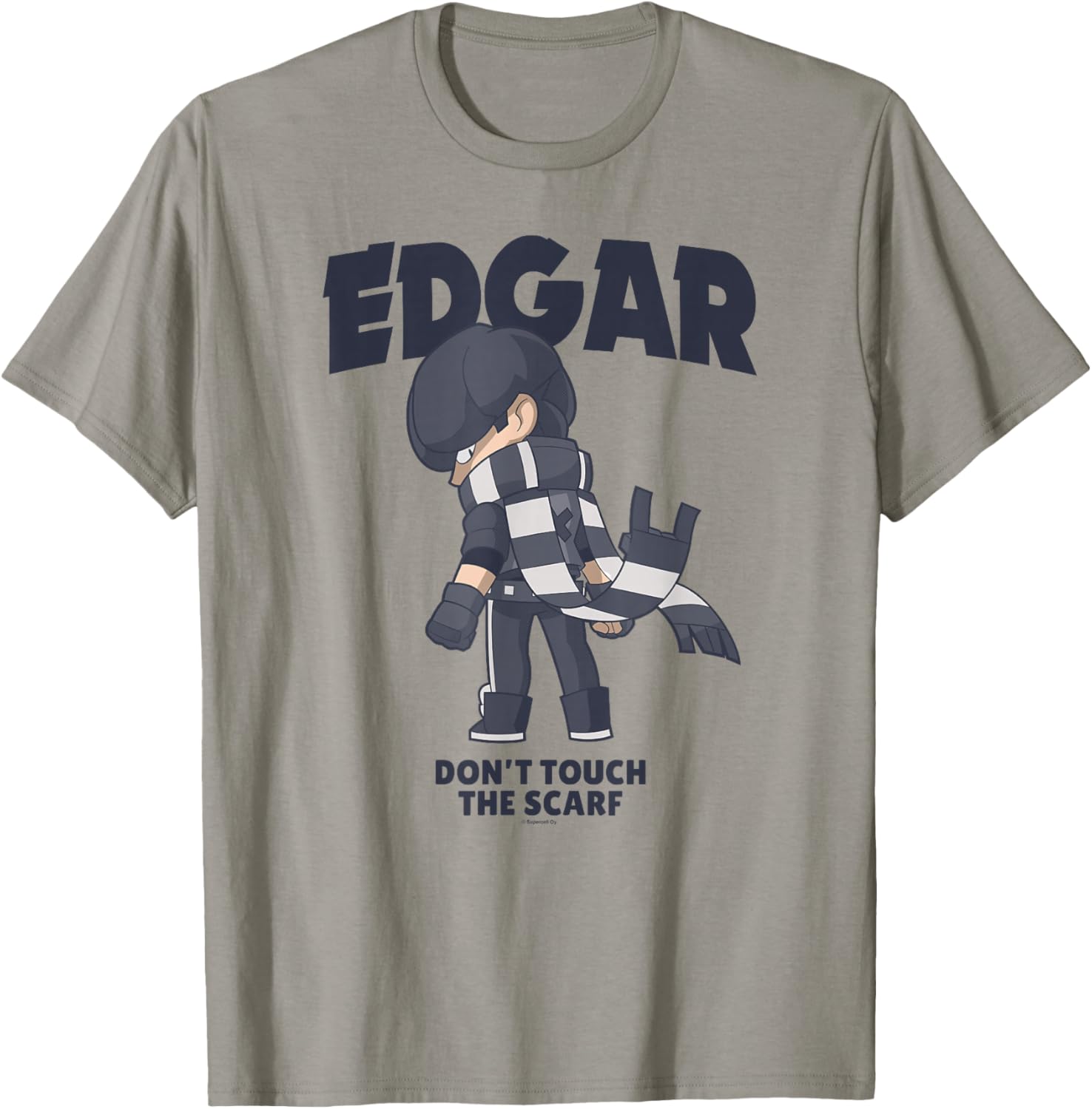 Brawl Stars Brawler Edgar Don't Touch The Scarf Poster T-Shirt - T-Shirt | Sand