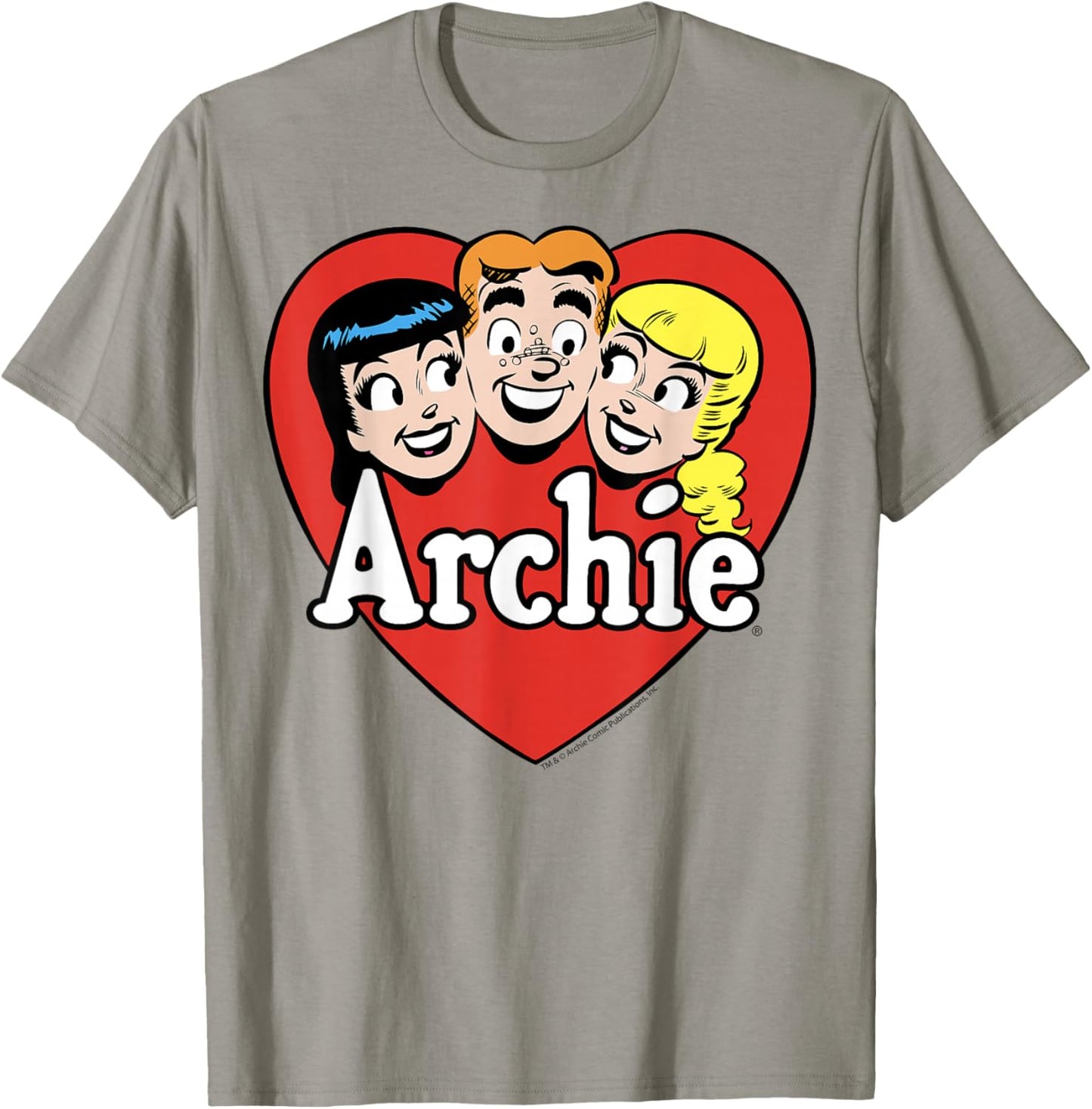 Archie Comics Betty Veronica Heart Trio T-Shirt - T-Shirt | Sand