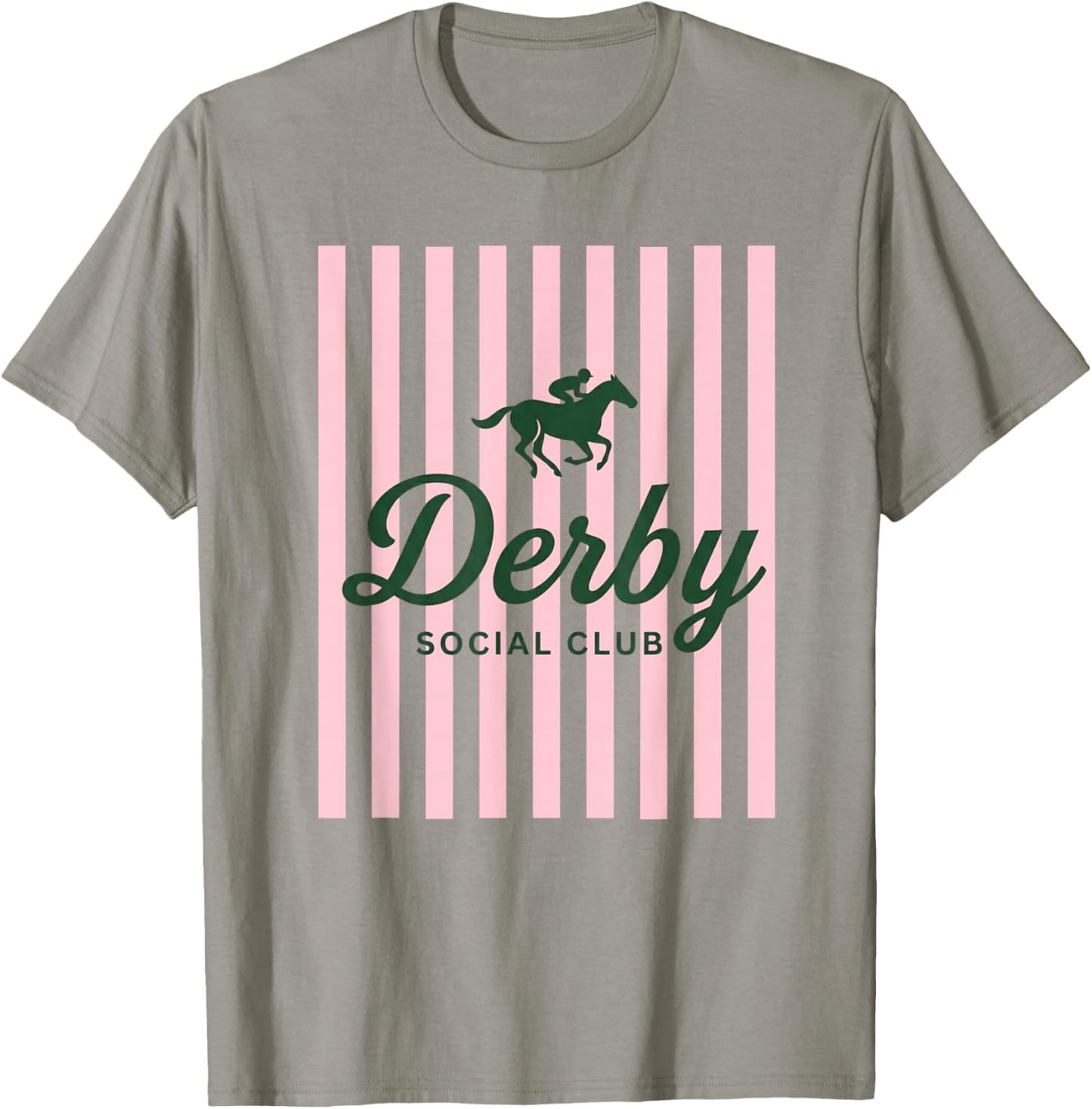 Funny Derby Social Club Vibes Friends Weekend Party Humor T-Shirt - T-Shirt | Sand