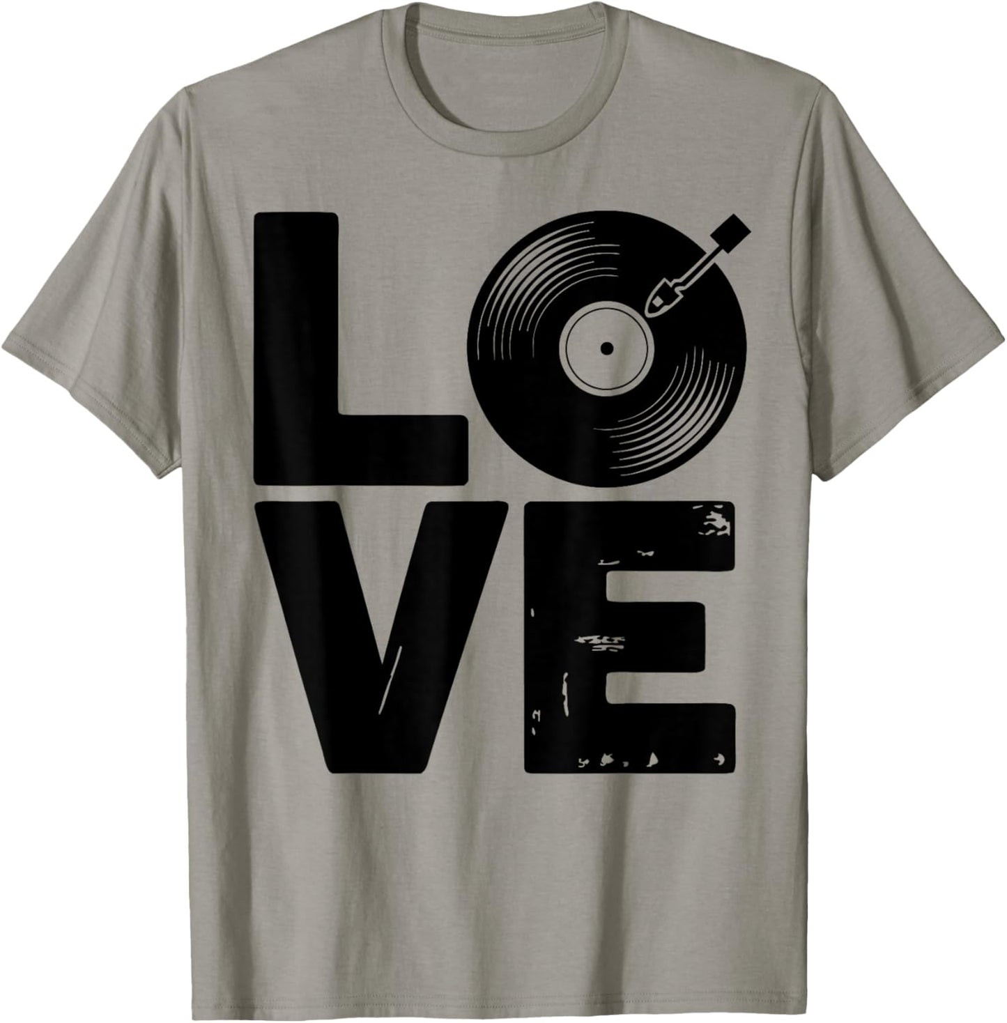 Vinyl Lover Record Collector Turntable Music T-Shirt - T-Shirt | Sand