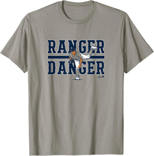 Ranger Suarez - Ranger Danger - Boston Baseball T-Shirt - T-Shirt | Sand
