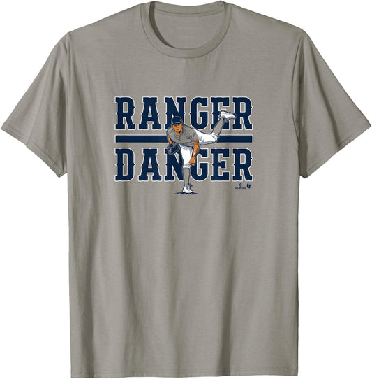 Ranger Suarez - Ranger Danger - Boston Baseball T-Shirt - T-Shirt | Sand