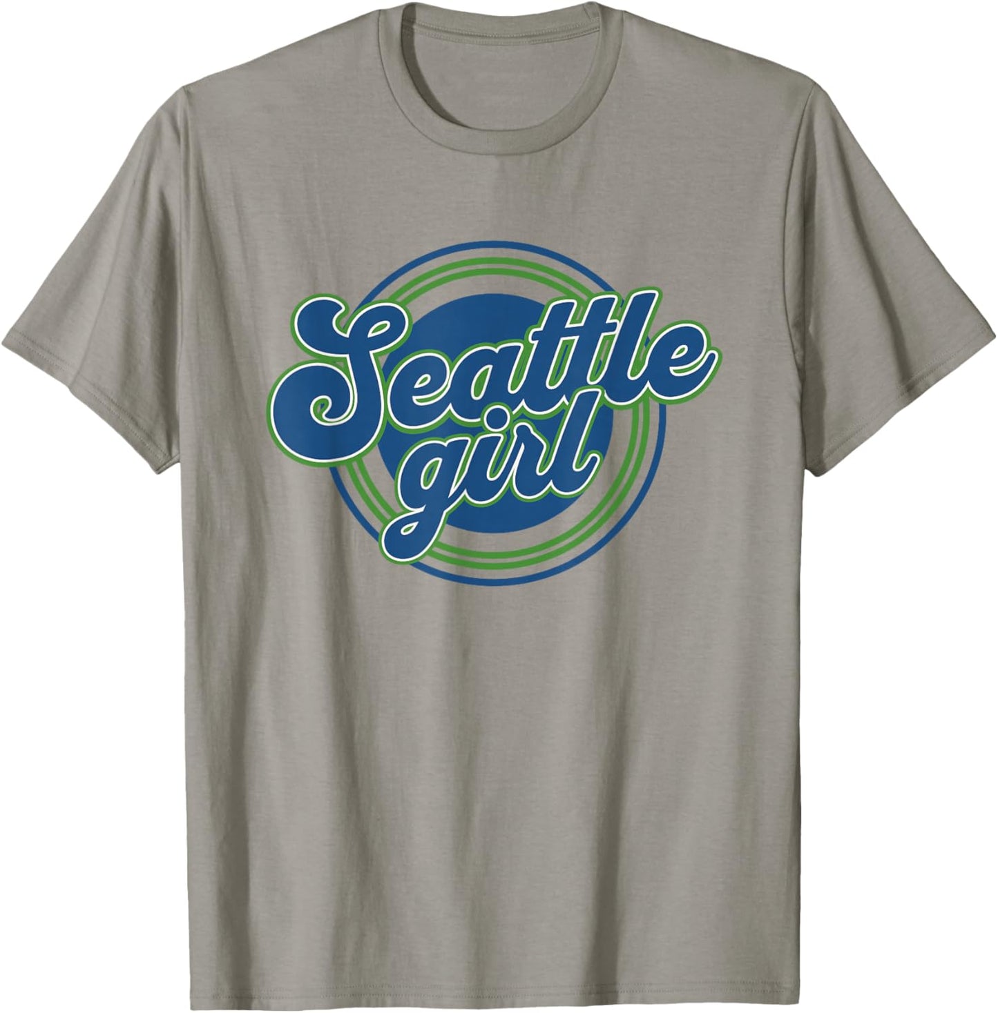 Retro Seattle Girl Vintage City Proud SEA Girls T-Shirt - T-Shirt | Sand