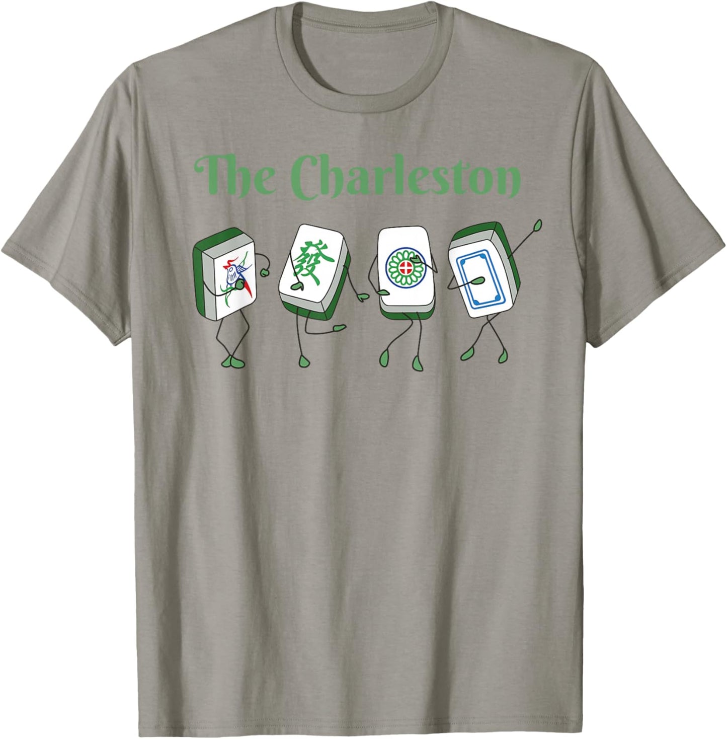 The Charleston Mahjong Dance Lovers Chinese American Game T-Shirt - T-Shirt | Sand
