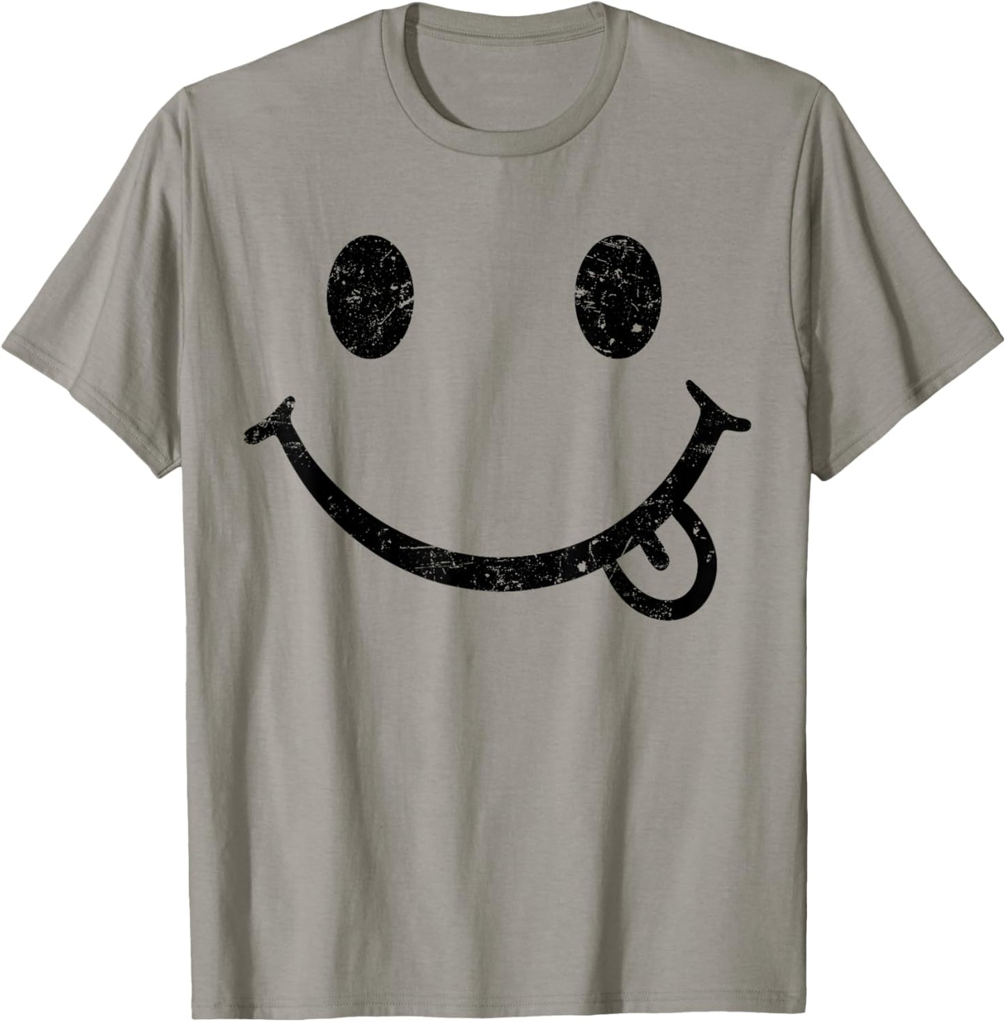 Happy Smiling Face, Positive, Positivity, Smile, Cute T-Shirt - T-Shirt | Sand