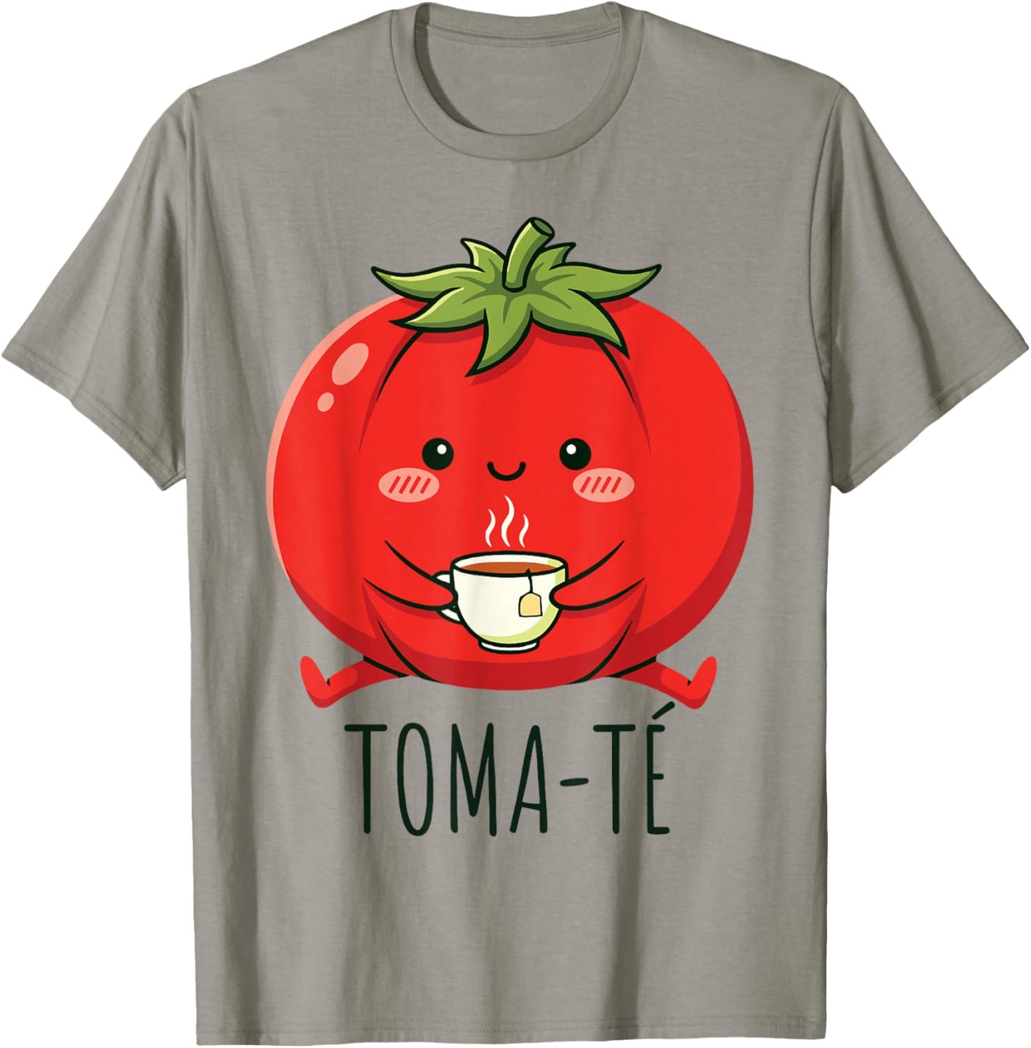 Pun Tomate Kawaii Funny Maestra School Spanish Teacher T-Shirt - T-Shirt | Sand