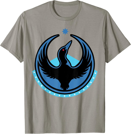 Minnesota Rebel Loon New MN State Flag T-Shirt - T-Shirt | Sand