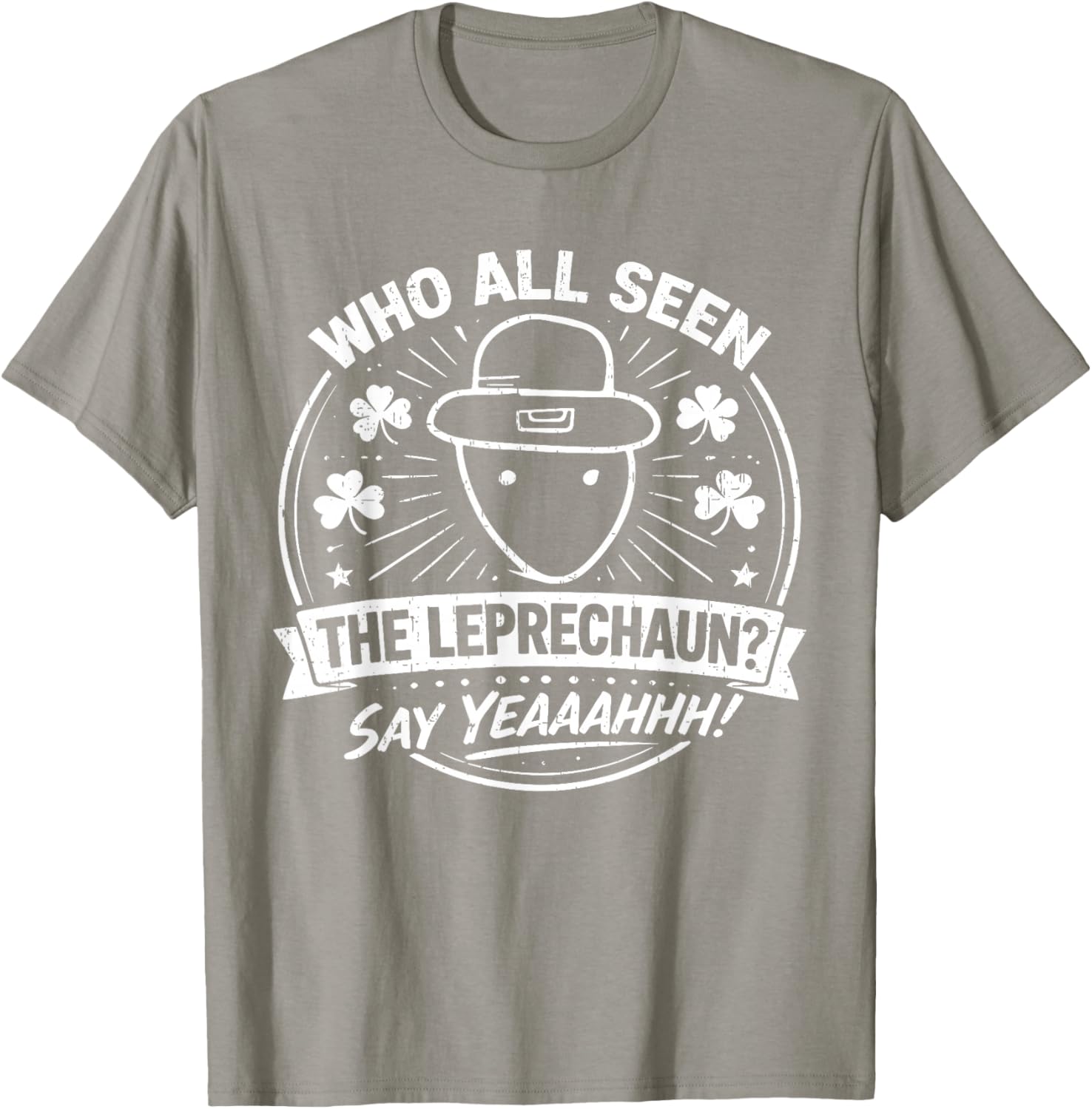 Funny Leprechaun Amateur Sketch Meme Irish St Patrick's Day T-Shirt - T-Shirt | Sand
