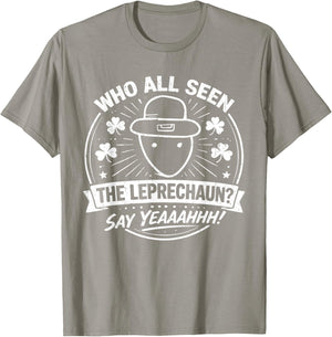 Funny Leprechaun Amateur Sketch Meme Irish St Patrick's Day T-Shirt - T-Shirt | Sand