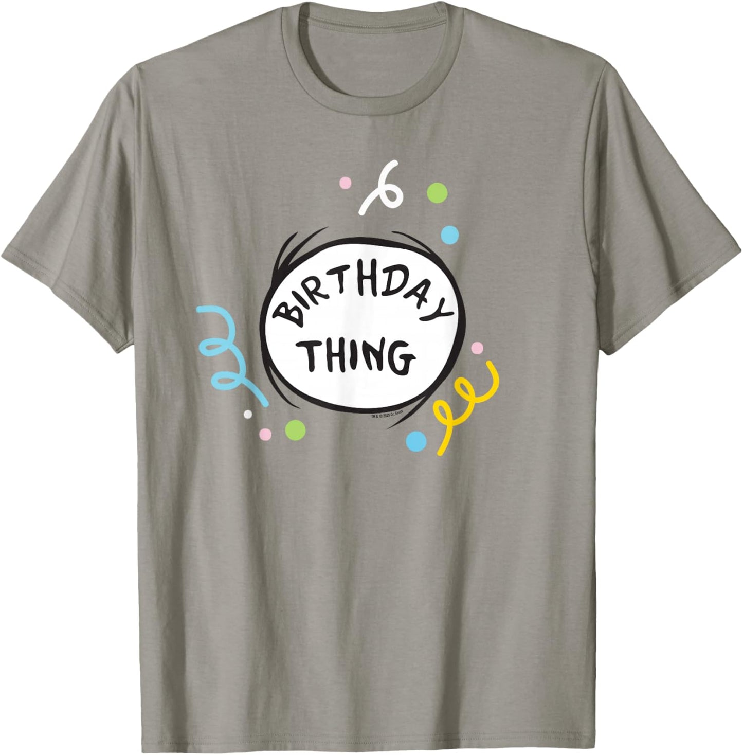Dr. Seuss Birthday Thing Officially Licensed T-Shirt - T-Shirt | Sand