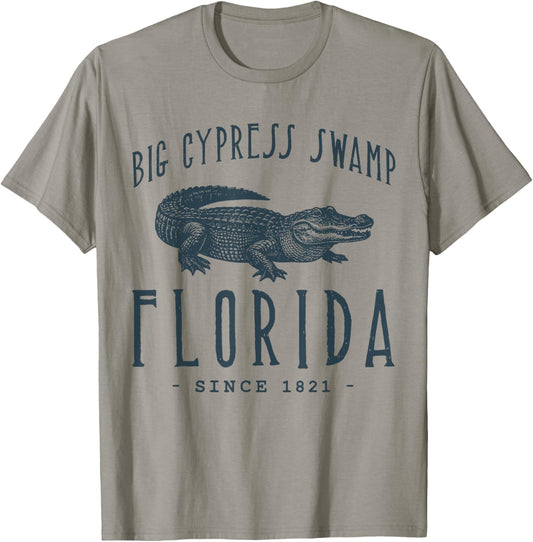 Big Cypress Swamp, Florida T-Shirt - T-Shirt | Sand