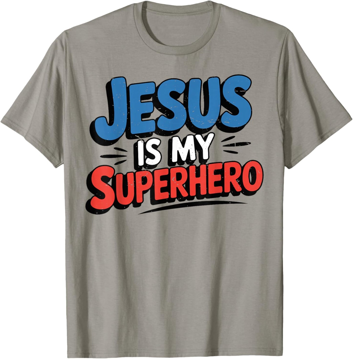Girls Jesus is My Superhero Christian Toddler Kids Women God T-Shirt - T-Shirt | Sand
