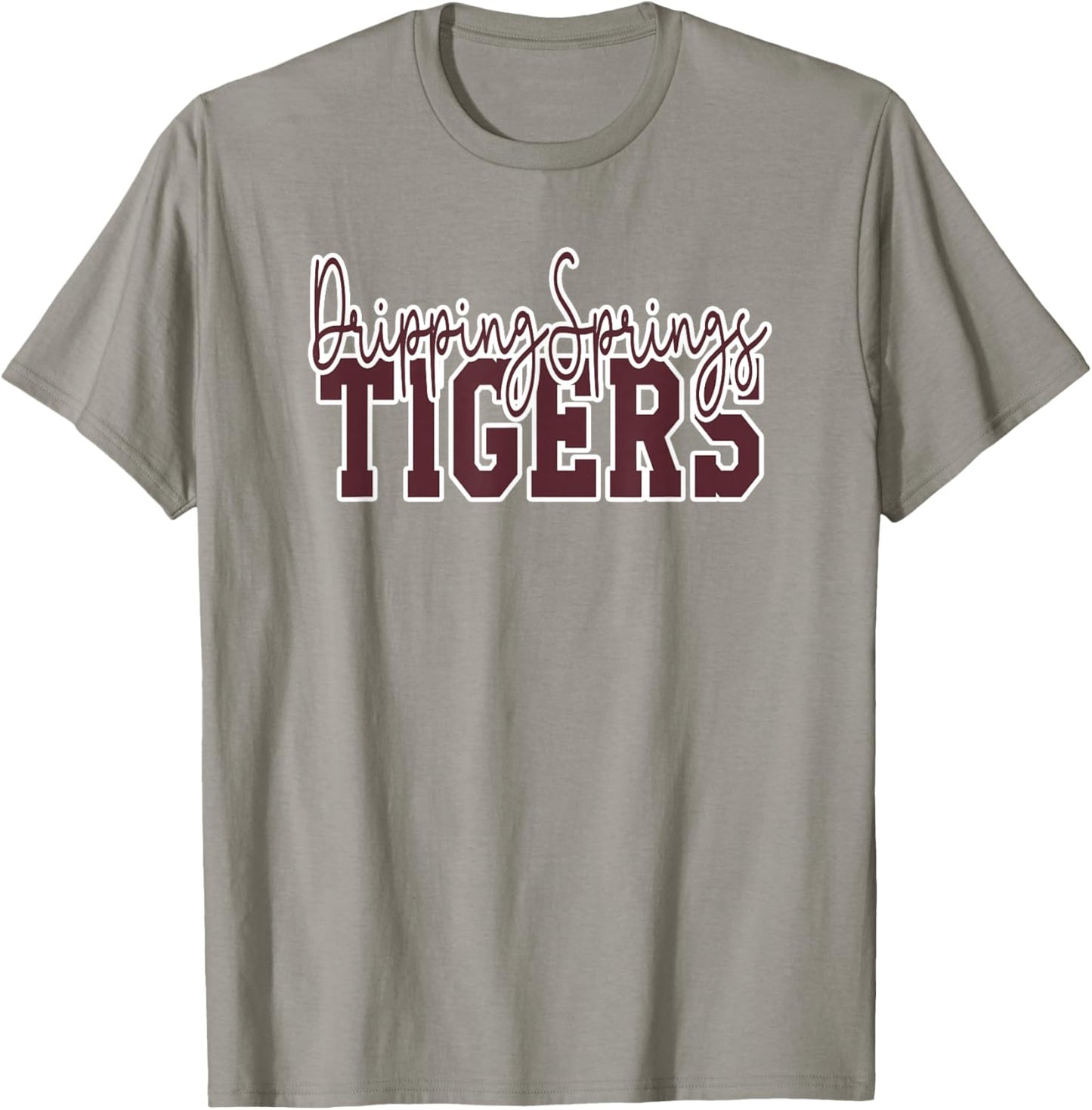 Dripping Springs High School Tigers T-Shirt - T-Shirt | Sand