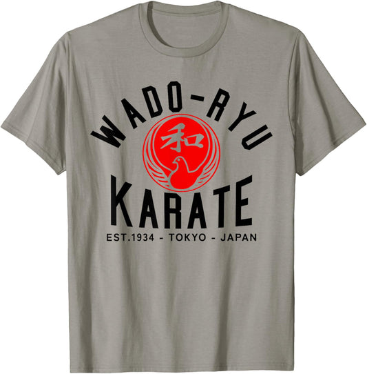 Wado-Ryu Karate Japan Martial Arts T-Shirt - T-Shirt | Sand