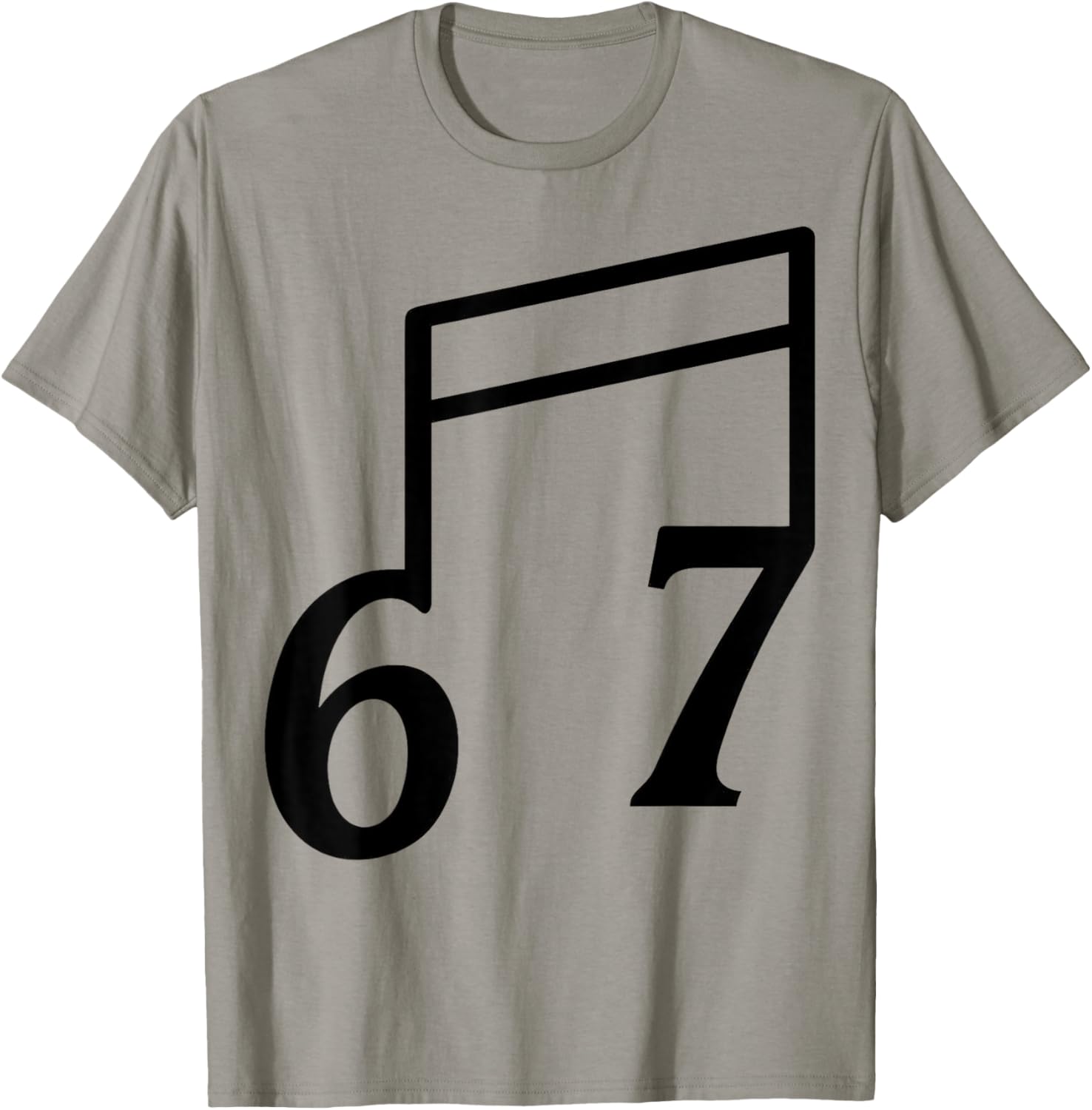 Funny 6 7 Six Seven Meme 67 Music Teacher T-Shirt - T-Shirt | Sand