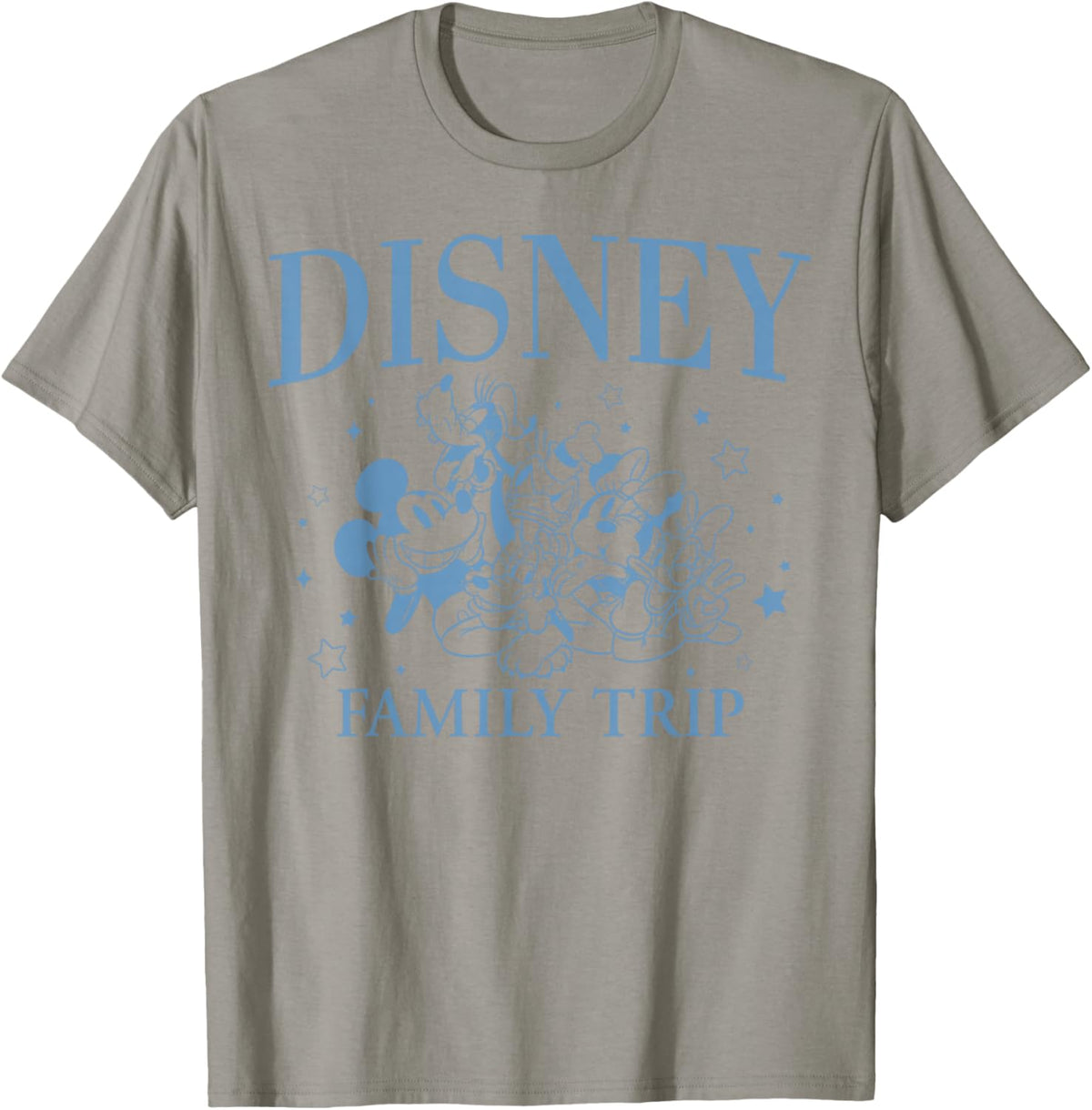 Disney Mickey and Friends Disney Family Trip Retro Drawing T-Shirt - T-Shirt | Sand