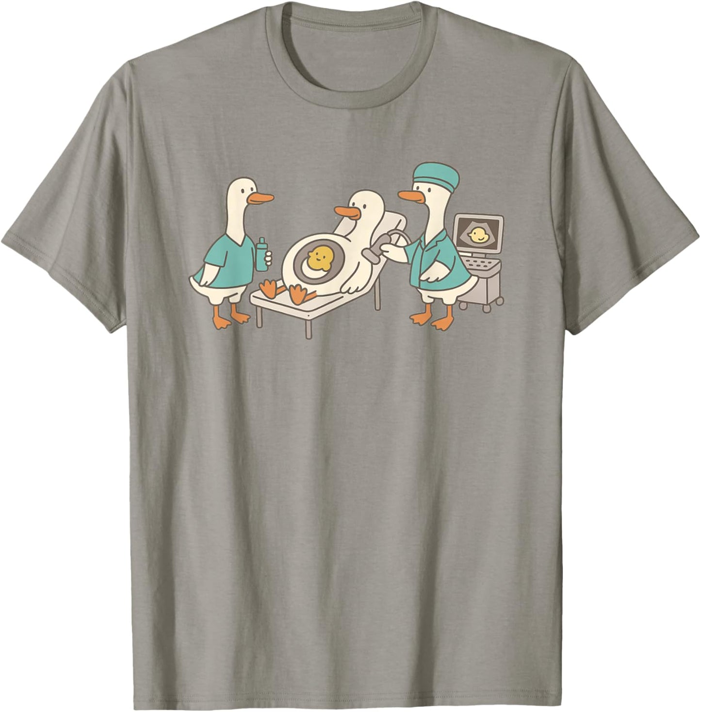 Silly Goose Ultrasound RDMS Sonography Student Graduation T-Shirt - T-Shirt | Sand