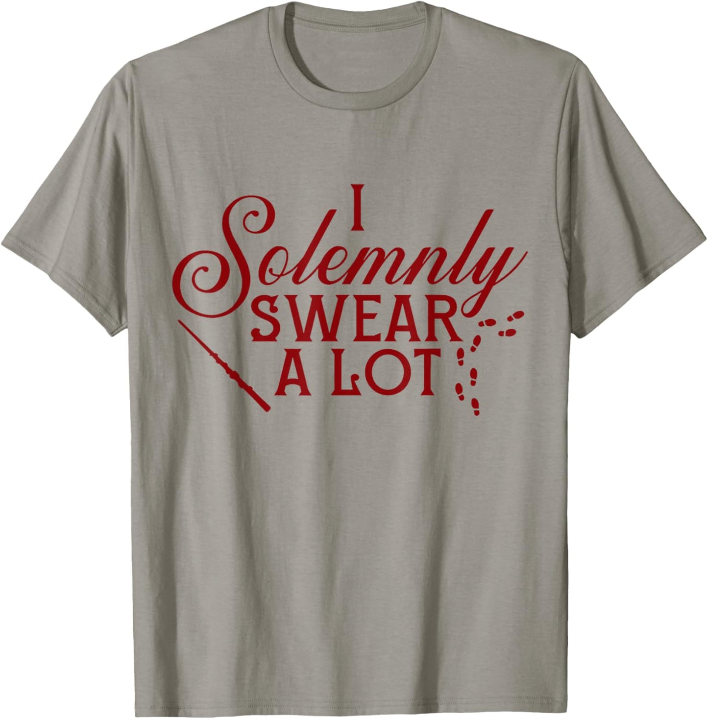 I Solemnly Swear A Lot Funny Sarcastic Magic Wizard Humor T-Shirt - T-Shirt | Sand