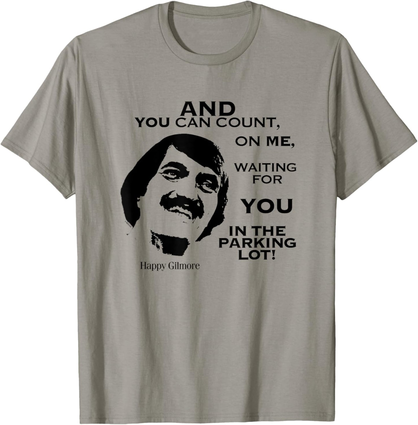 Happy Gilmore 30th Anniversary Mr. Larson Count On Me T-Shirt - T-Shirt | Sand