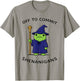 Off to Commit Shenanigans Frog Wizard Fantasy Quote T-Shirt - T-Shirt | Sand