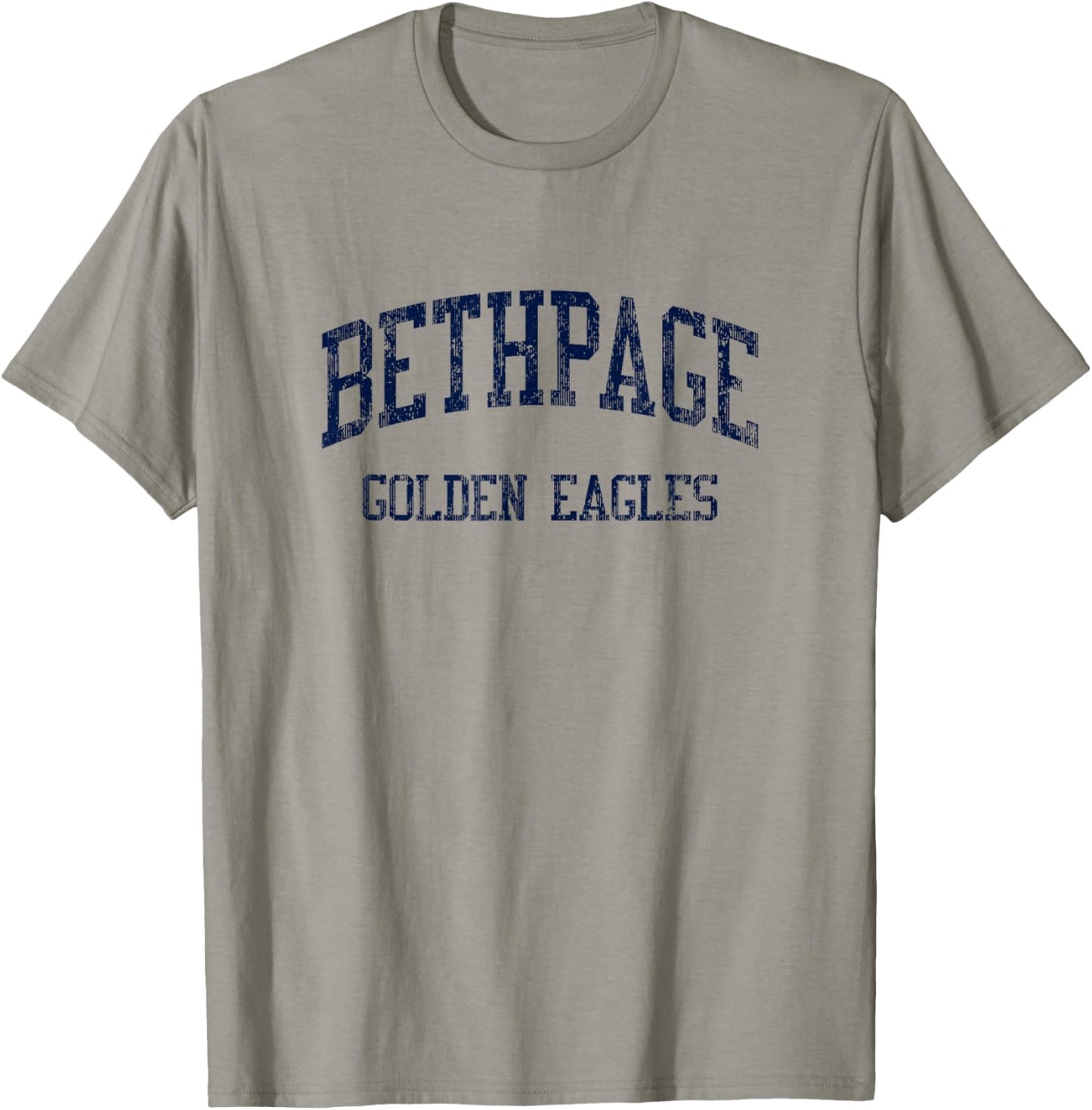 Bethpage High School HS Bethpage NY Vintage Sports T-Shirt - T-Shirt | Sand