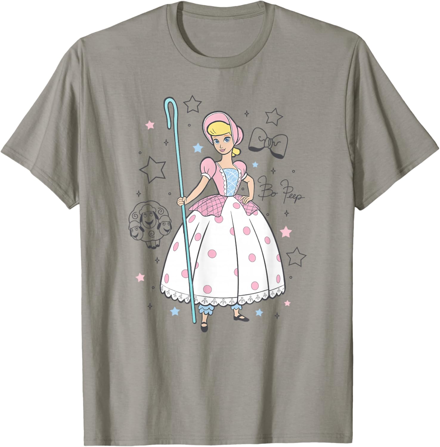Disney Pixar Toy Story Bo Peep's Signature Portrait T-Shirt - T-Shirt | Sand