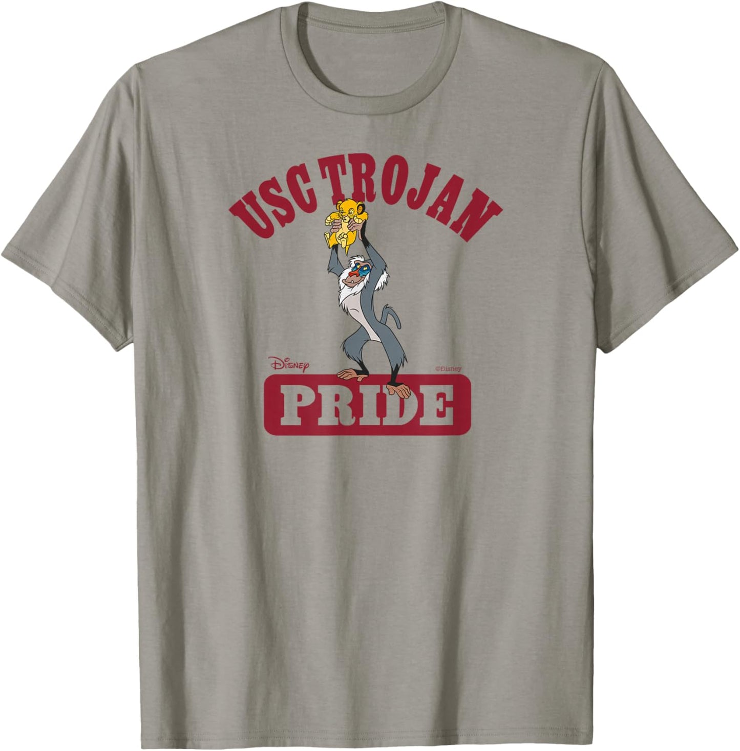 USC Trojans Lion King Pride Gray Officially Licensed T-Shirt - T-Shirt | Sand