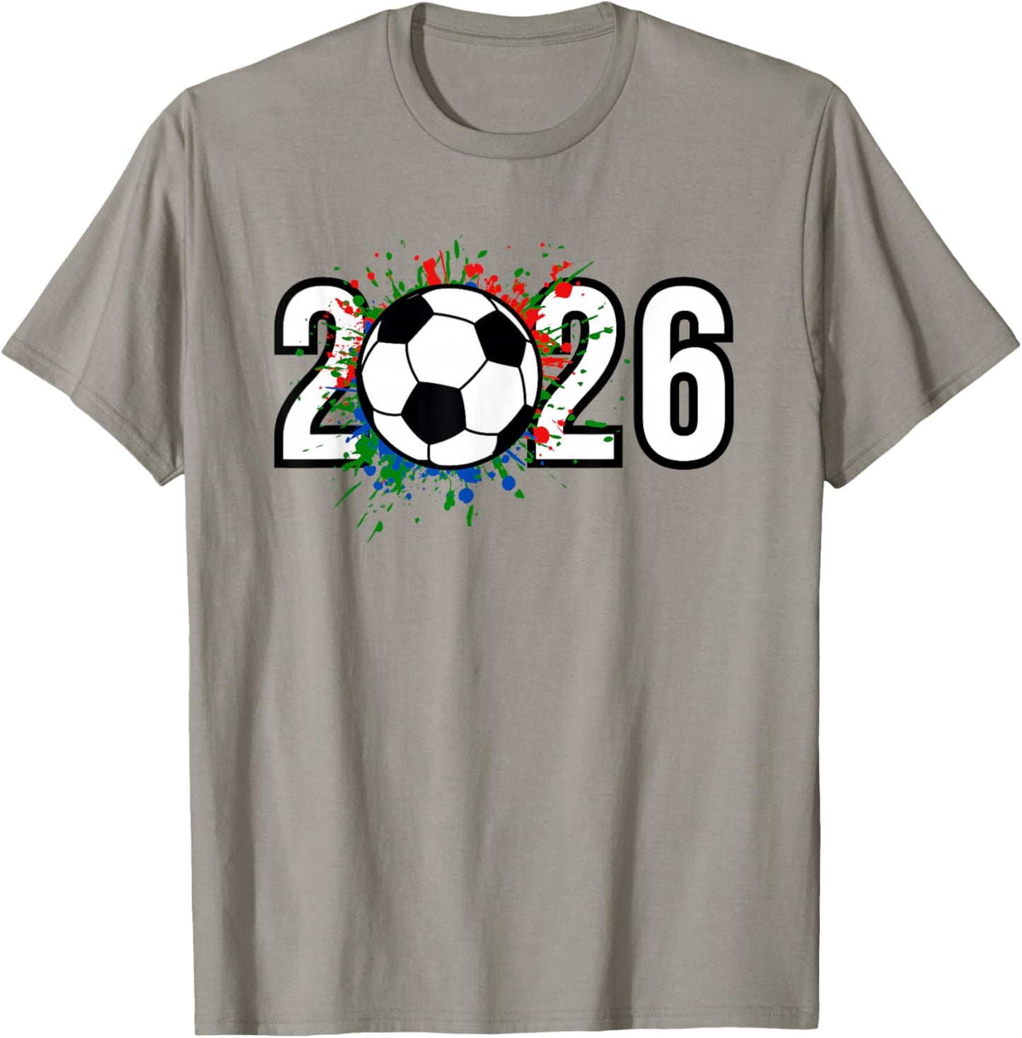 2026 Soccer Play Game Year Players Coaches Fans T-Shirt - T-Shirt | Sand