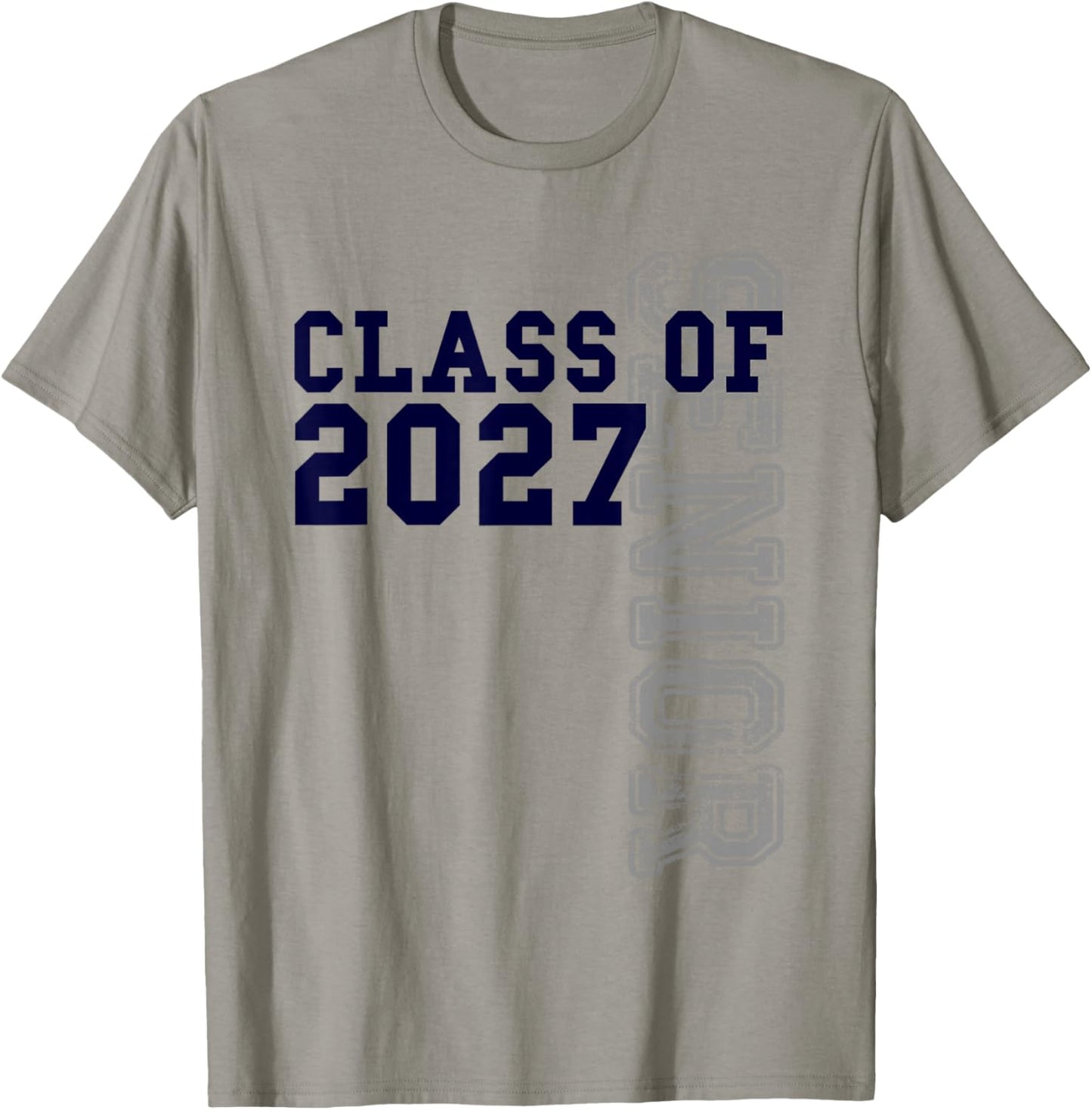 Senior Class of 2027 - Graduation Year High School & College T-Shirt - T-Shirt | Sand