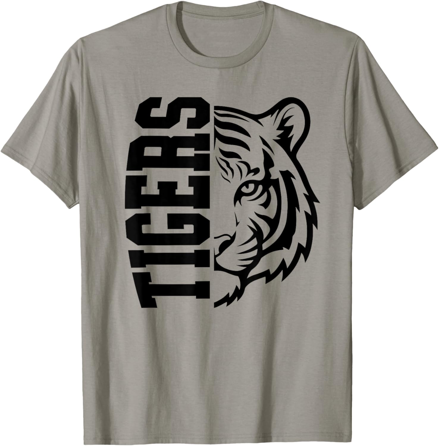 Tigers School Spirit Mascot Tiger Pride Game Day T-Shirt - T-Shirt | Sand