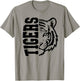 Tigers School Spirit Mascot Tiger Pride Game Day T-Shirt - T-Shirt | Sand