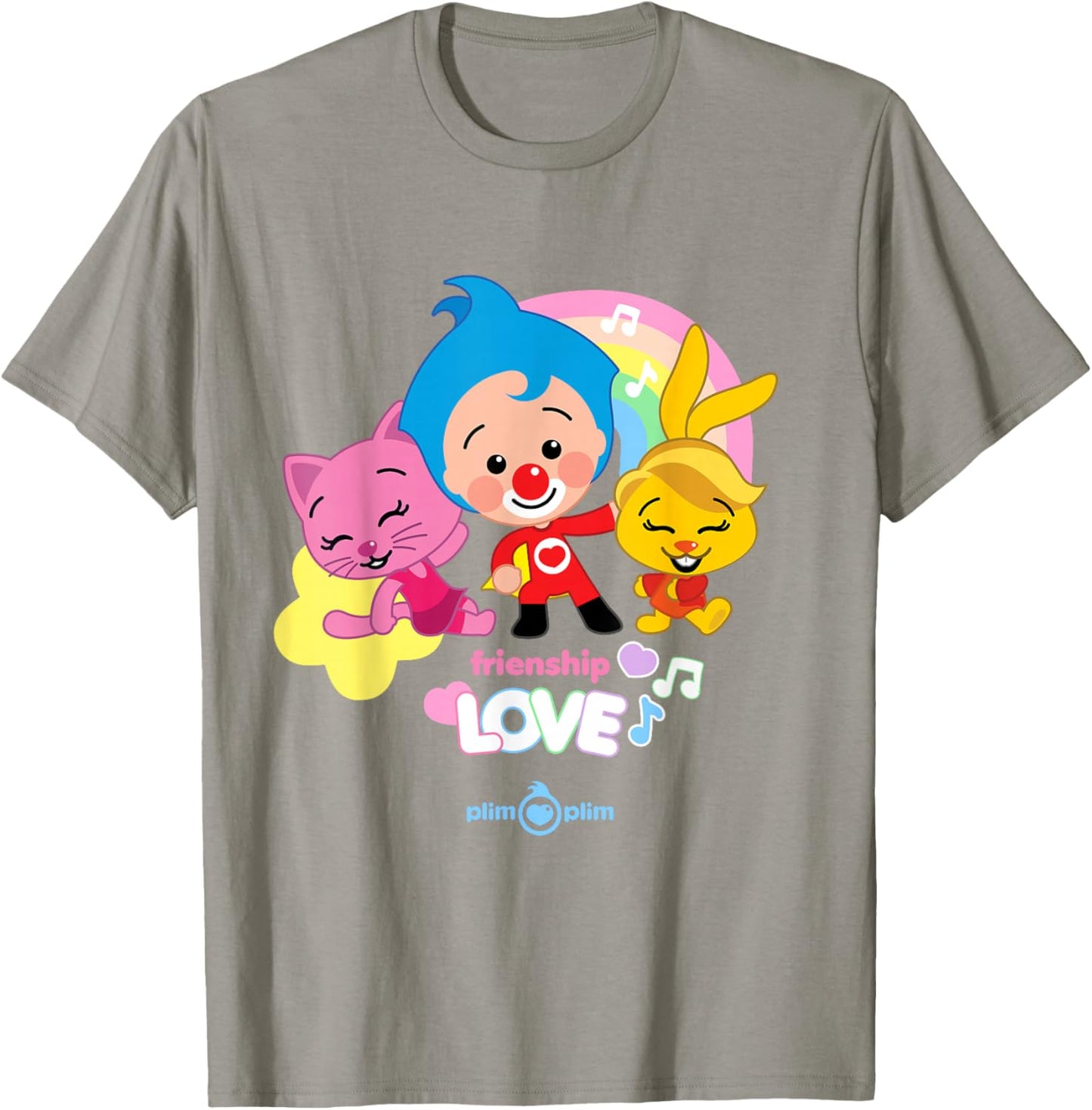 Plim Plim Valentine's Day – Friendship Love T-Shirt - T-Shirt | Sand