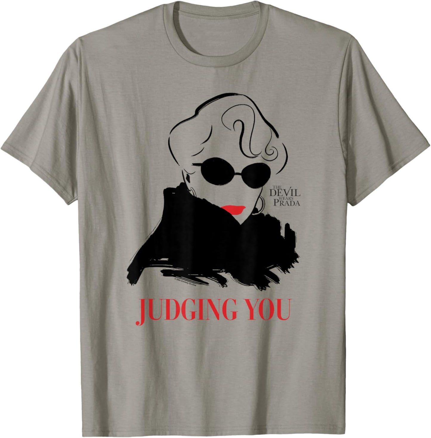 The Devil Wears Prada Judging You Miranda Priestly Pop Art T-Shirt - T-Shirt | Sand