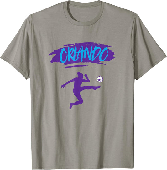Show Your Pride for Orlando Fan Support Stadium Soccer T-Shirt - T-Shirt | Sand