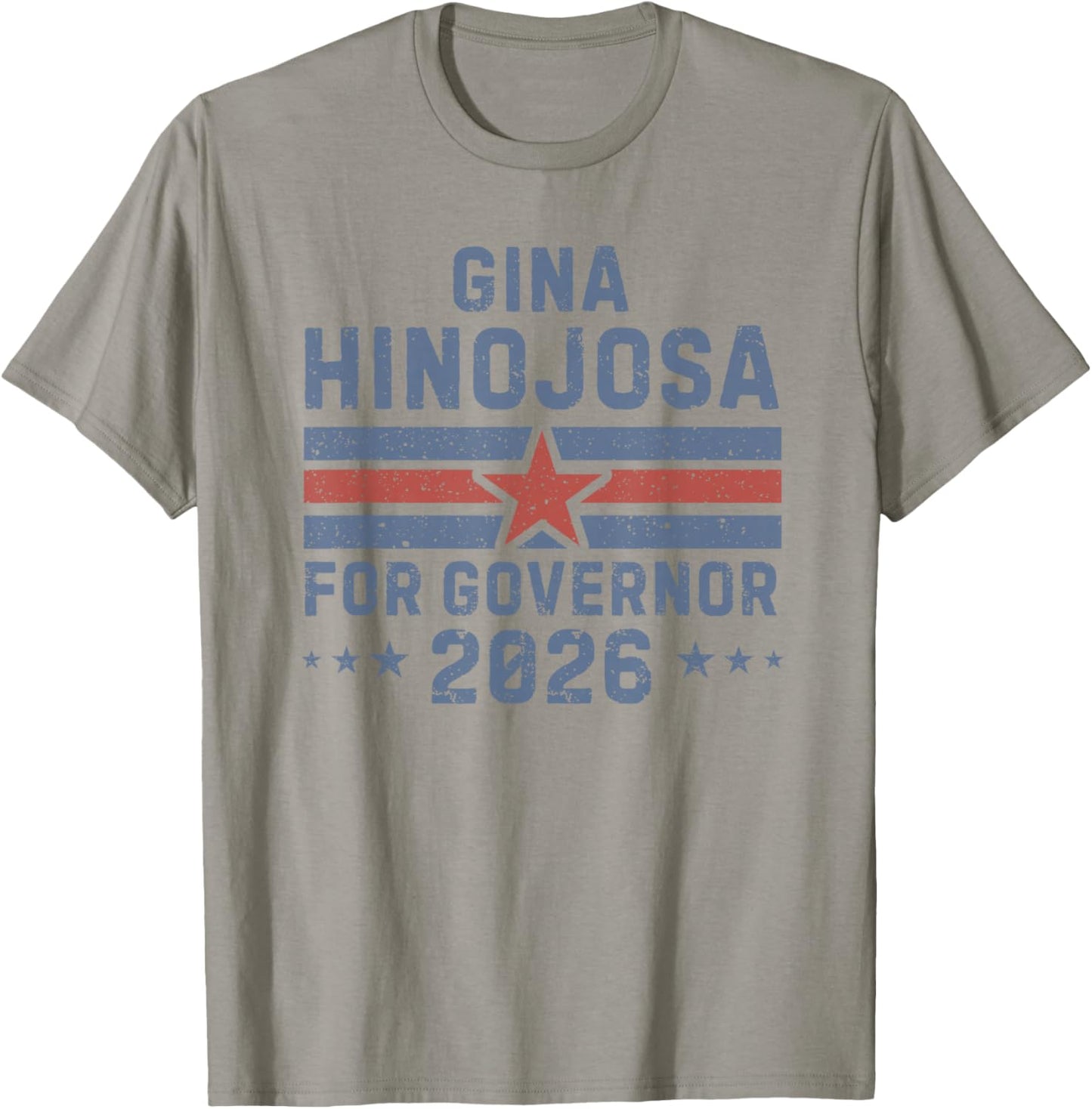 Gina Hinojosa for Governor Texas 2026 Election Campaign T-Shirt - T-Shirt | Sand