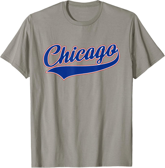Chicago - Throwback Design - Classic T-Shirt - T-Shirt | Sand