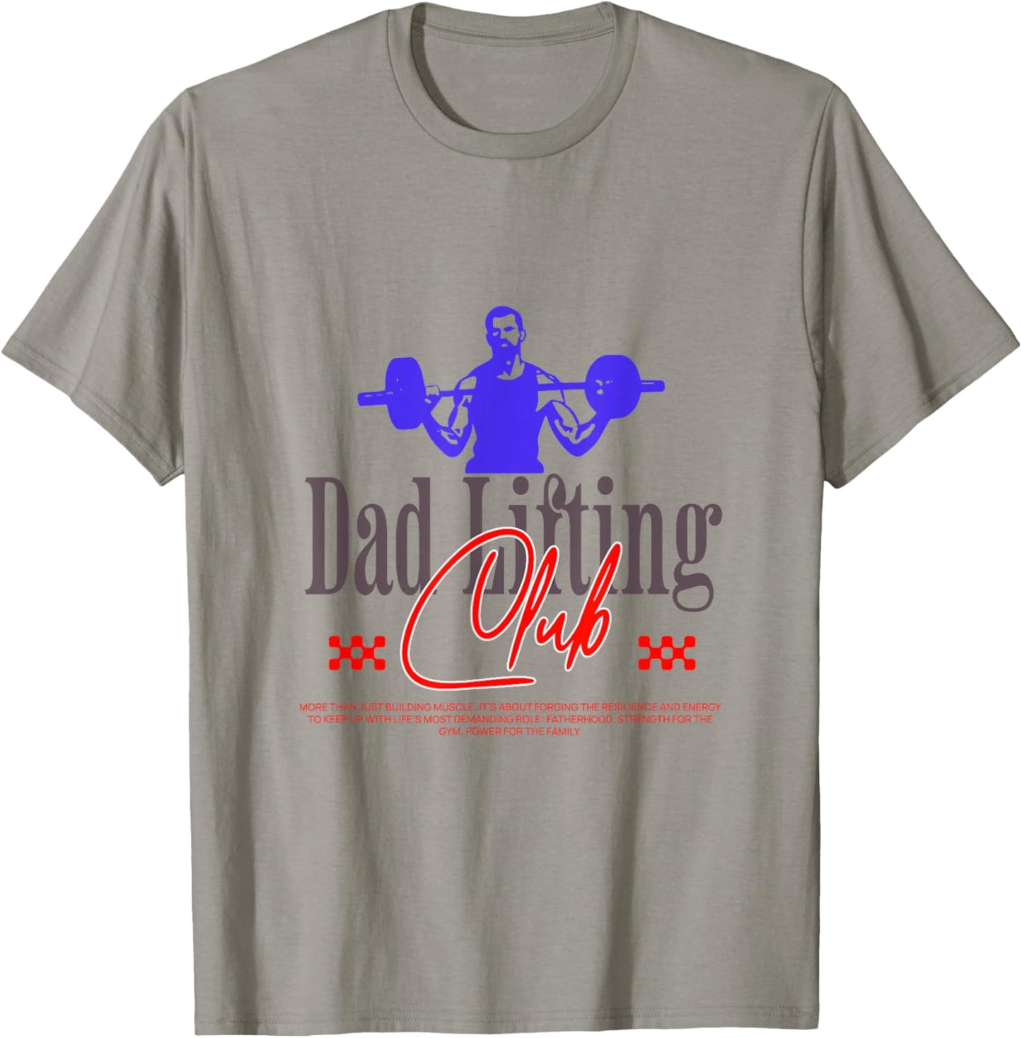 Dad Lifting Club - Gym Fitness Fatherhood Strength T-Shirt - T-Shirt | Sand