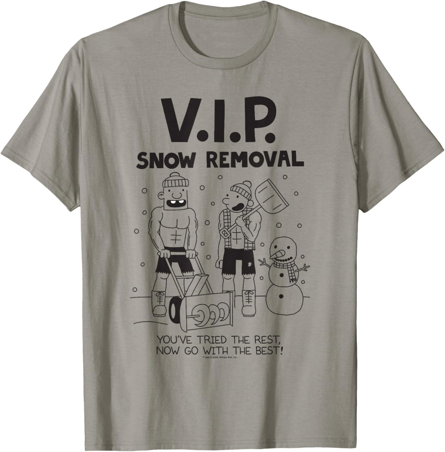 Diary of a Wimpy Kid V.I.P. Snow Removal T-Shirt - T-Shirt | Sand