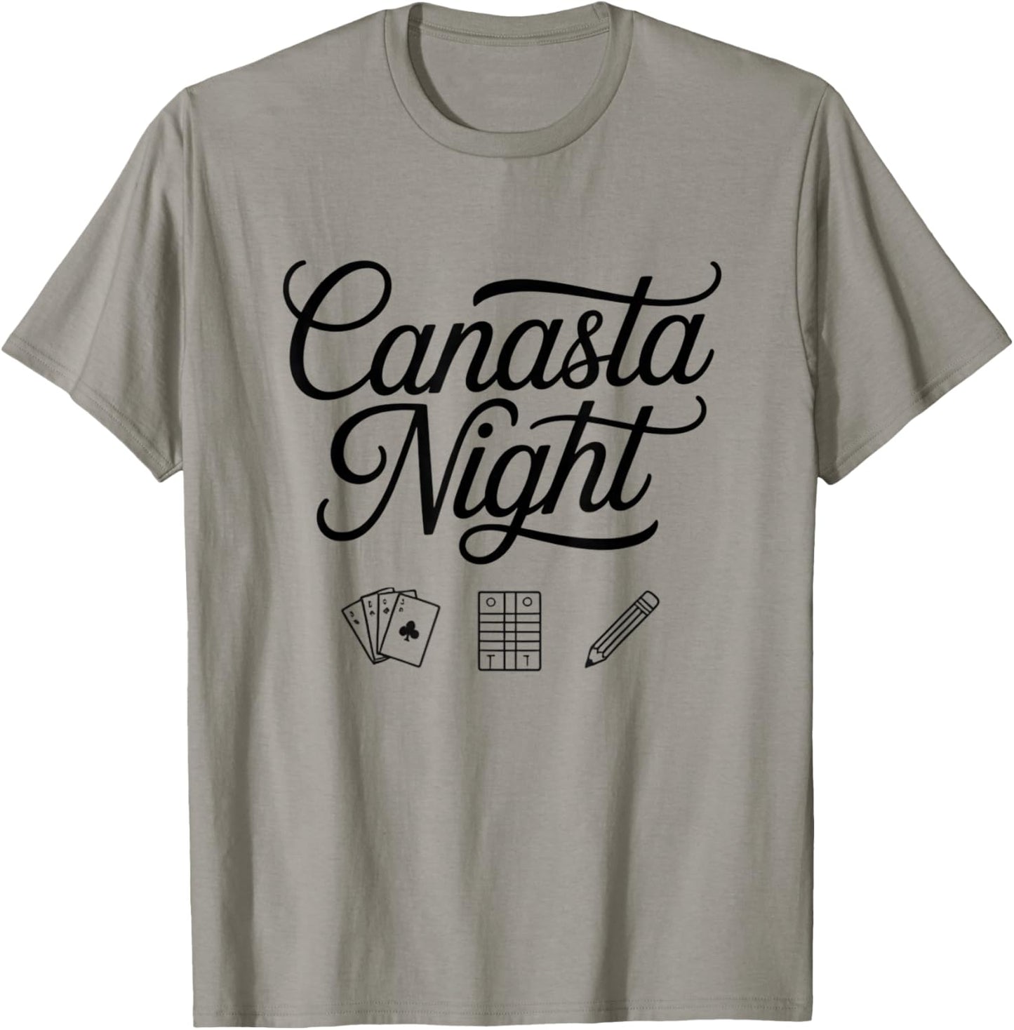 Peace Love Canasta Card Game Canasta Night Lover Card Game T-Shirt - T-Shirt | Sand